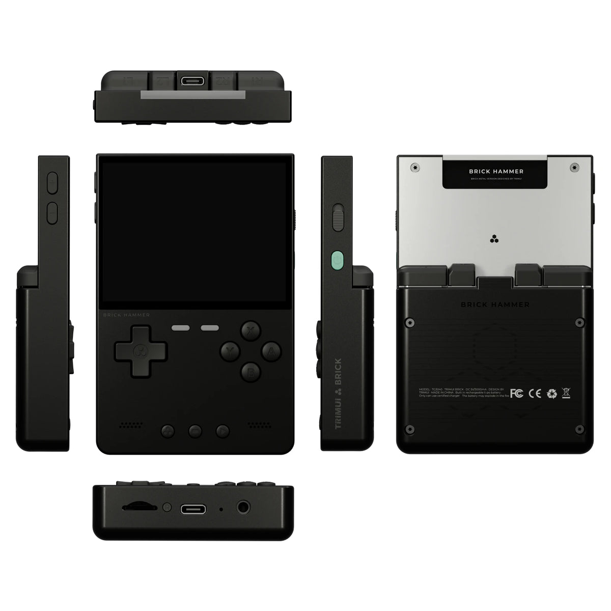 Metal Body Trimui Brick Hammer Console - 3.2" Ultra-Clear IPS Screen 3000mAh Open Source Handheld Retro Game Machine best Gift