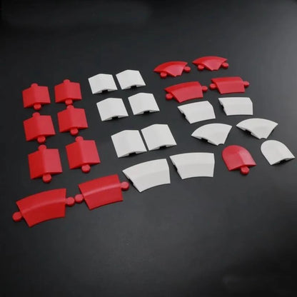 Road Barrier DIY Remote Control Car Drift Race High-speed Four-wheel Car Barrier Traffic Splicing Stereo Roadblock Traffic Scene