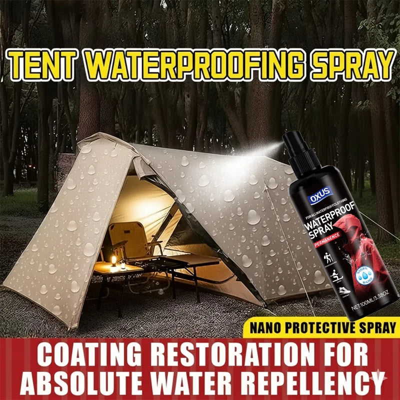 Fabric Waterproof Spray Water Repellent Shoes Clothes Bags Non Toxic Quick Drying Stain Resistant Keeps Material Breathable