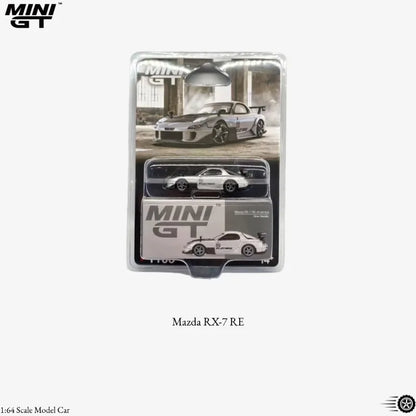 MINI GT series 1/64 Mazda RX7 RE Amemiya 2025D1GP, #1192 Countach, BMW M5，metal cast model car, boys' gift, collection piece.