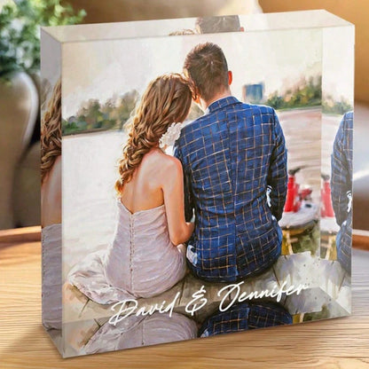 Customized Acrylic Photos, Personalized Photo Frames, Photo Gifts, Ideal Gifts, Suitable for Weddings, Anniversaries, Family Pho