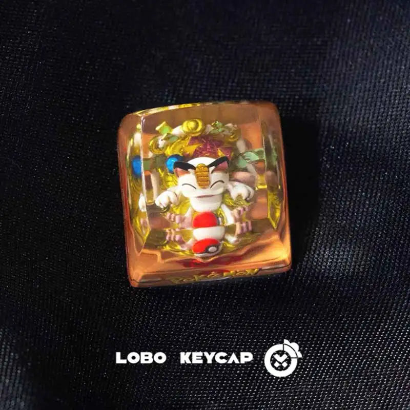 Anime Charmander Bulbasaur Resin Casting Process Mechanical Keyboard Decoration Resin Material Keycap Esc Collectble Fun Gifts