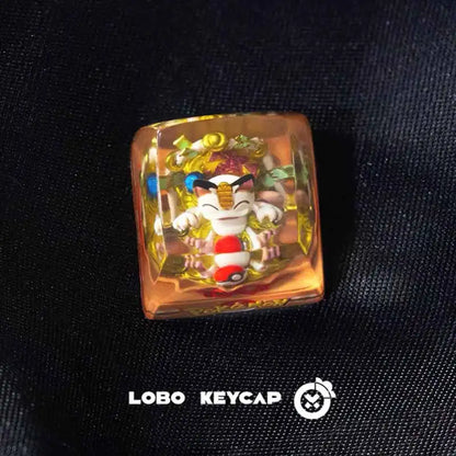Anime Charmander Bulbasaur Resin Casting Process Mechanical Keyboard Decoration Resin Material Keycap Esc Collectble Fun Gifts