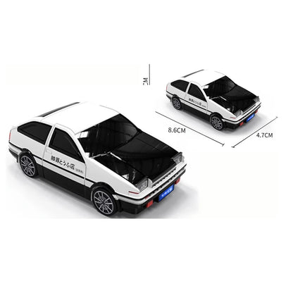 For Toyota AE86 Car Model Key Case for CHR Camry Corolla RAV4 Highlander 2 3 Button Remote Key Chain Cover Fob Holder Keychain