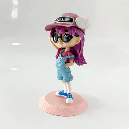 1 Pc Anime Arale Action Figures Wear Glasses Dr Slump Girl Standing PVC Model Collection Gift Toy