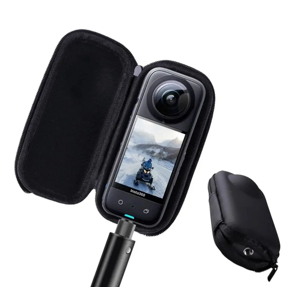 Mini Storage Case for Insta360 X3 Screen Protector Sport Camera Portable Protective Case PU Bag for Insta 360 X3 Accessories
