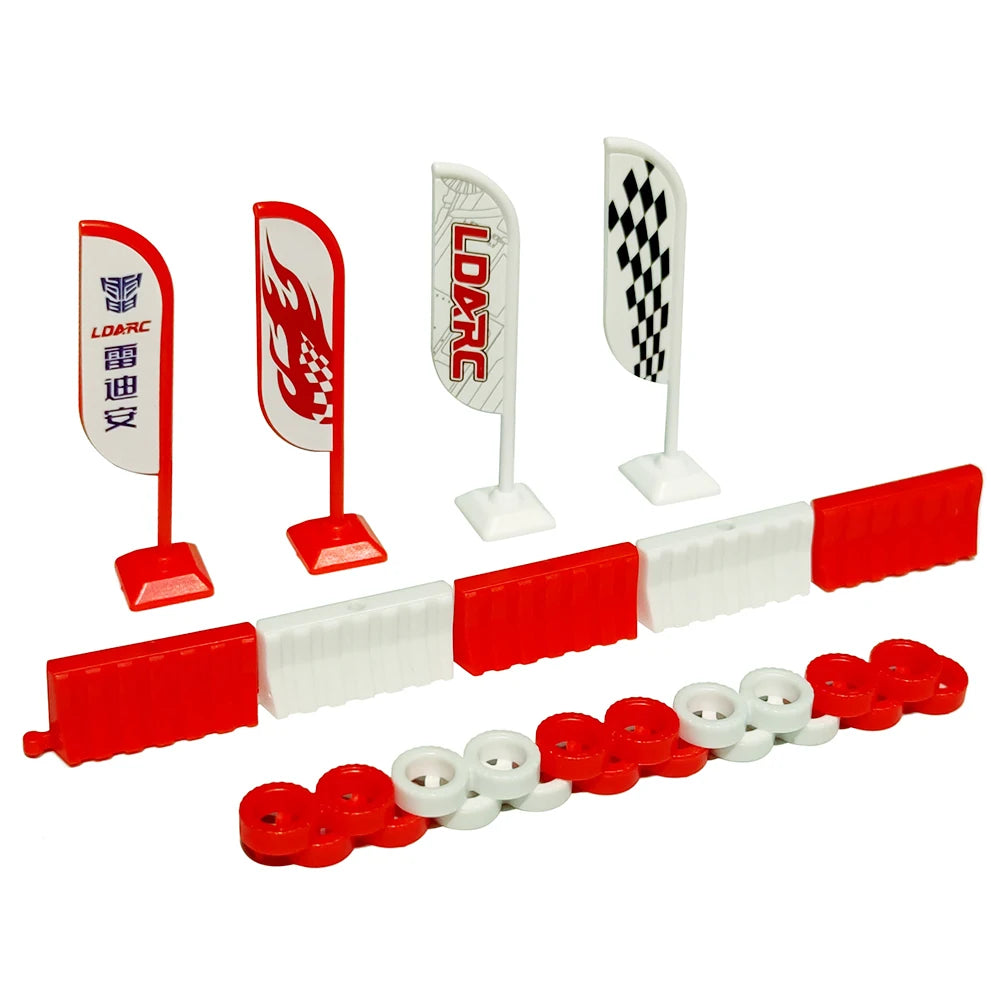 LDARC Portable Race Track Rubber Mat 160x90mm 120x60mm 240x120mm 240x240mm RC 1/76 1/64 1/58 Mini Car Track Race Accessory