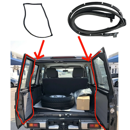 Inner Car Door Seal Strip for LAND Cruiser 70 Tail Back Door Weather Strip Door Edge LAND CRUISER 1985 1986 198767882-60031