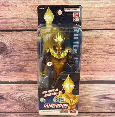 Bandai Original Genuine 17.5cm Vocal Ultraman Series Model Ornaments Movable Figure Model Collection Holiday Gifts Hot