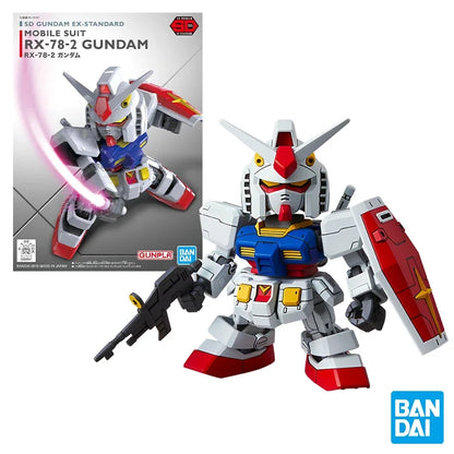 Bandai GUNDAM Action Figure SDEX Series Model Kit RX-78-2 Aile Strike Exia 00 Gundam Unicorn Astray Red Frame Barbatos Model