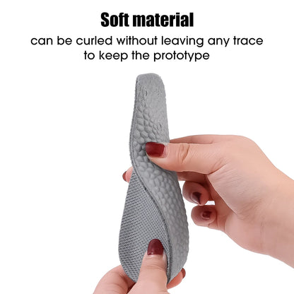 3.5CM Invisible Height Increasing Insoles Half Sole Heighten Sports Shoe Pad Inserts Men Women Orthopedic Arch Support Insole