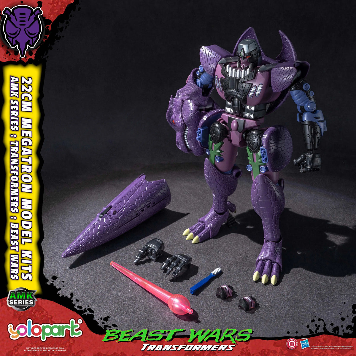 Yolopark Transfomer 22cm AMK Series BEAST WARS Megatron Model Kit toy Figure
