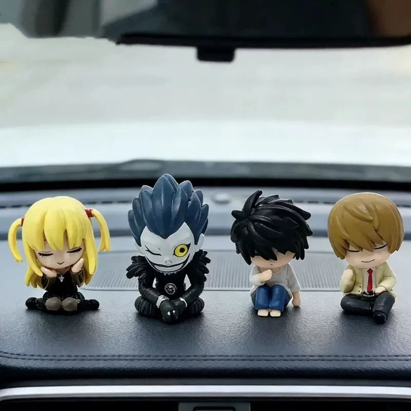 Q Version DEATH NOTE Figure Cute Edition Yagami Light 4cm Ryuk/L·Lawliet PVC Action Figure Amine Collectible Figurine