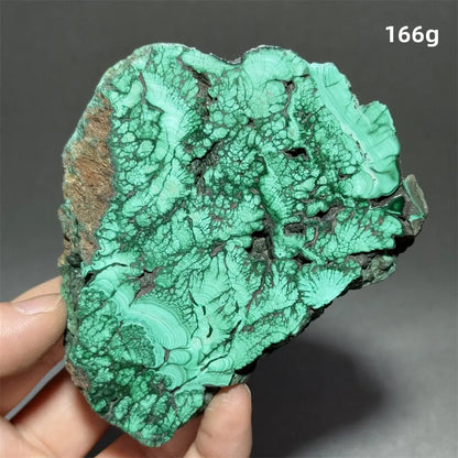 5A+ Natural Malachite Mineral Raw Stone Slice Home Office Feng Shui Decoration Therapy Spiritual Meditation Gem