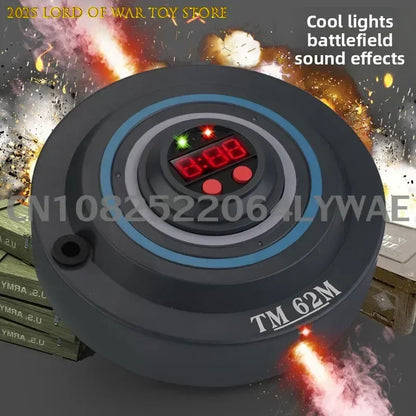Tactical ExplosiveT4 62M  Pack Toy Airsoft Children's Smoke Grenade Toy with Light Sound Effects CS Cosplay Game Boys Best Gift