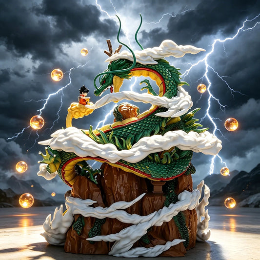18.5cm/7.28in Anime Dragon Ball Z Figure Shenron Goku Action Figures Pvc Collection Model Toys for Gifts