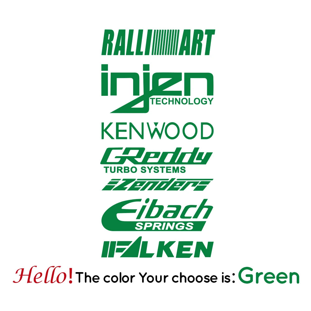1pc Funny injzn kenwood text bike sticker Car Stickers And Decals Carbon Sticker Auto Sticker Home Decor Wall Stickers