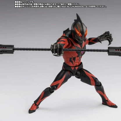 Bandai SHF Tamashii Limited Ultraman Zero & Kaiser Belial Articulated Figure Model Decor Collectible Desktop Ornament Gift