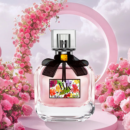 WK JALY Floral Drunk Eau De Parfum Spray, Women's Perfume, With Notes of Rose, Sandalwood, Long Lasting Fruity Fragrance, 100ml
