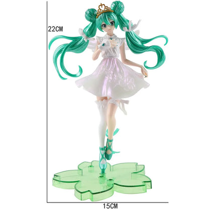 Hot Kawaii Girl Hatsune Miku Anime Figure Fashion Subclture Miku Action Figure Birthday Gift PVC Collection Model Doll Toys