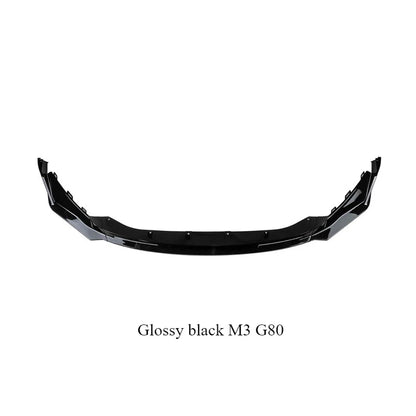 For BMW M3 G80 M4 G82 2021-2023 Car Front Bumper Lower Lip Part Splitters Front Blade Body Kit Guard Protector Cover Accessories