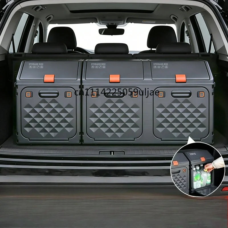 Bevel Car Trunk Storage Box Outdoor Camping Box Foldable Storage Box Camping Finishing Box