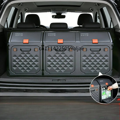 Bevel Car Trunk Storage Box Outdoor Camping Box Foldable Storage Box Camping Finishing Box