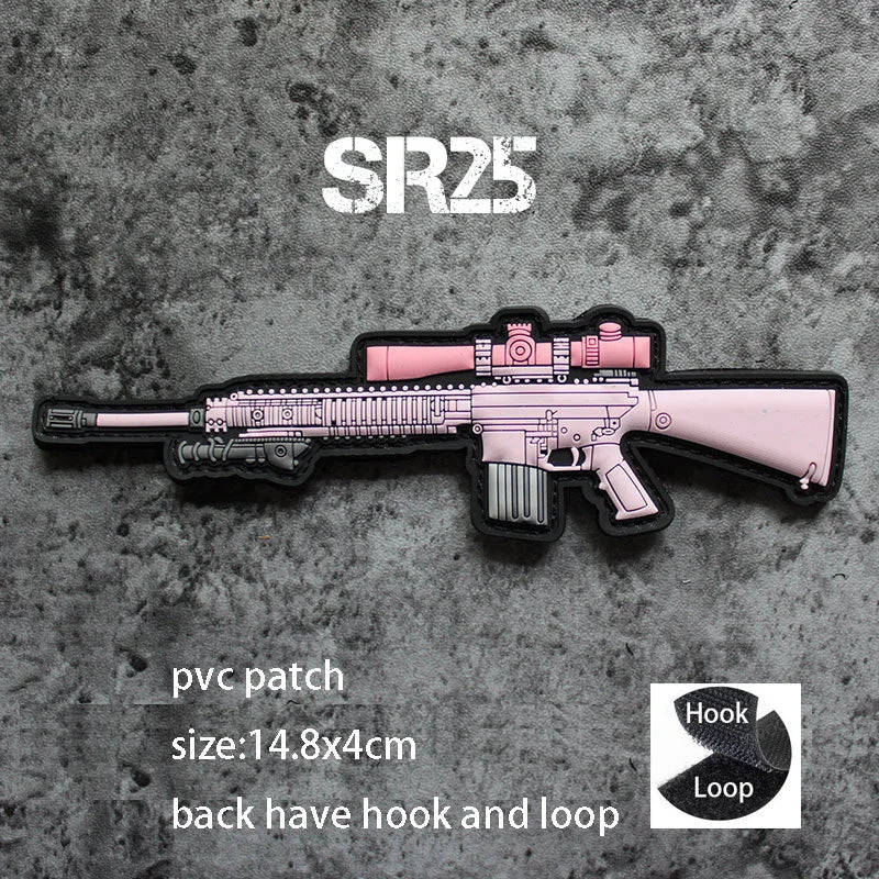 New 3D PVC Armband M416 Q Edition Armband Backpack Morale Collection Tactical Fast Tank Military Hook&Loop Patches for Clothing