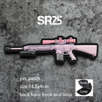 New 3D PVC Armband M416 Q Edition Armband Backpack Morale Collection Tactical Fast Tank Military Hook&Loop Patches for Clothing