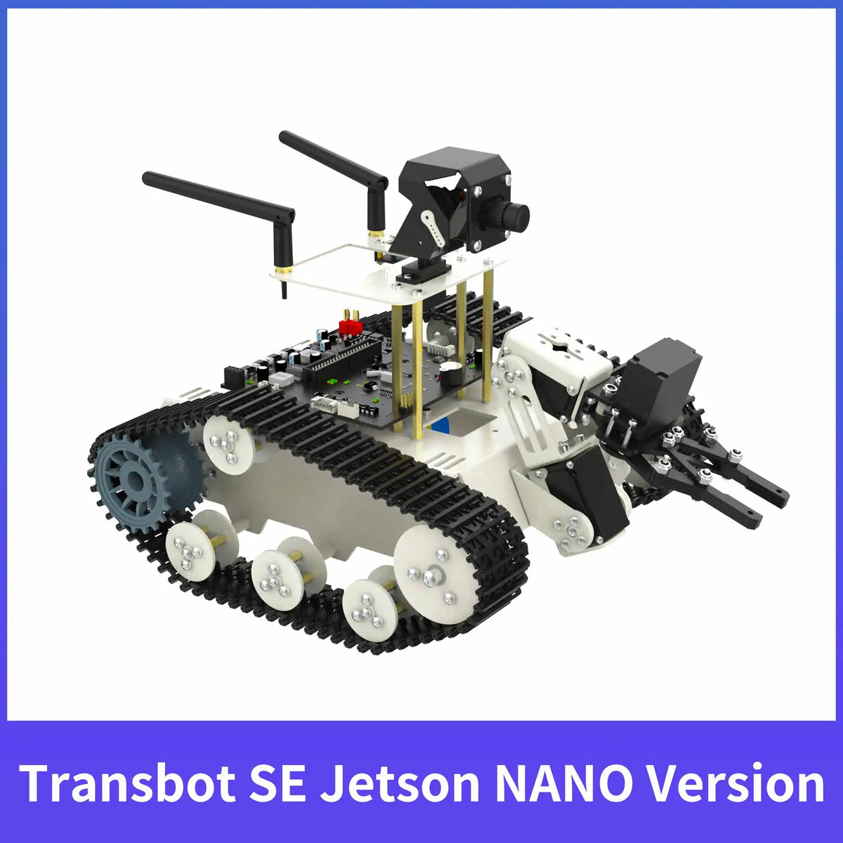 Transbot SE ROS Robot AI Vision Tank Car with 2DOF Camera PTZ Python Programing MoveIt simulation for Jetson NANO Raspberry Pi 5