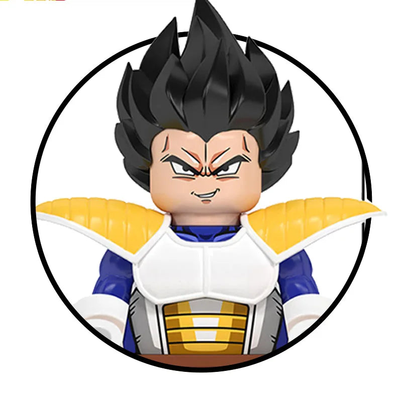 Dragon Ball Building Blocks Wukong Vegeta Felisaz Buu Collection Action Dolls Children Assemble Building Blocks Toys and Gifts