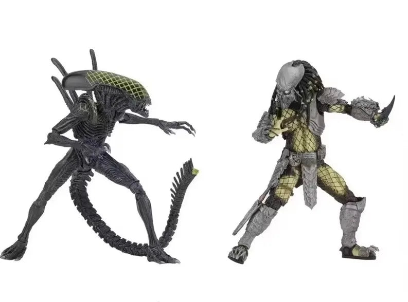 Grid Celtic Predator Figure Alien Grid Predator Celtic AVP Alien vs. Predator Chopper Action Figure Model Toy Joint Movable Doll