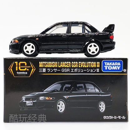 TAKARA TOMY 10th Anniversary Mitsubishi Lancer GSR Evolution III Diecast Alloy Model Car Perfect Enthusiasts Collectible Gift
