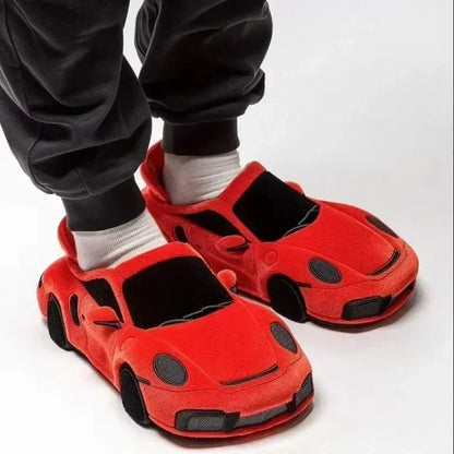 2026 Fun Vehicle Shape Car Plush Slippers For BMW Slippers Stuffed Shoes Women Men Valentine's Day Gifts Indoor House Zapatillas