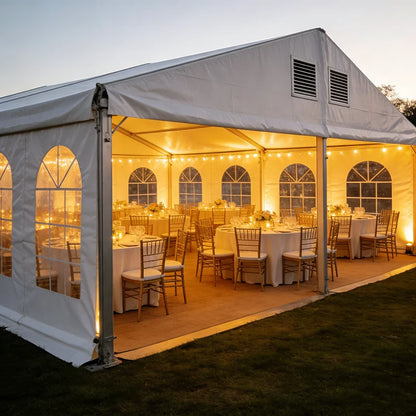Custom Outdoor A‑Frame Shelter Tent, Stable Frame Structure Marquee, Waterproof Event Tent for Wedding Ceremony, Exhibition