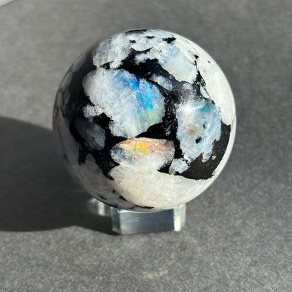 1pc Moonstone Sphere - Unique Polishing Stone Ball - Home Decoration, Festival Gifts - Perfect Gift for Crystal Collectors