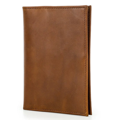 Genuine Cow Leather Passport Holder Travel Wallet with Case Pocket Card Holder RFID Blocking Passport Cover  card wallet