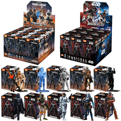 BLOKEES Original Mandalorian GV02 Star Wars Toy Djarin Mando Grogu Yoda Boba Fett Imperial Stormtrooper Action Figure Model Gift