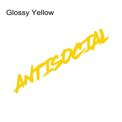Various Sizes Car Windshield Sticker Antisocial Creative Styling Motorcycle Window Vinyl Decor Decal Auto Tuning Accessories