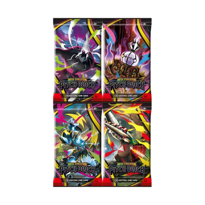 New Pokémon TCG Mega Evolution PITCH BLACK Booster Display Box -1-36 Packs Sealed English Version Game Collection Card Gift