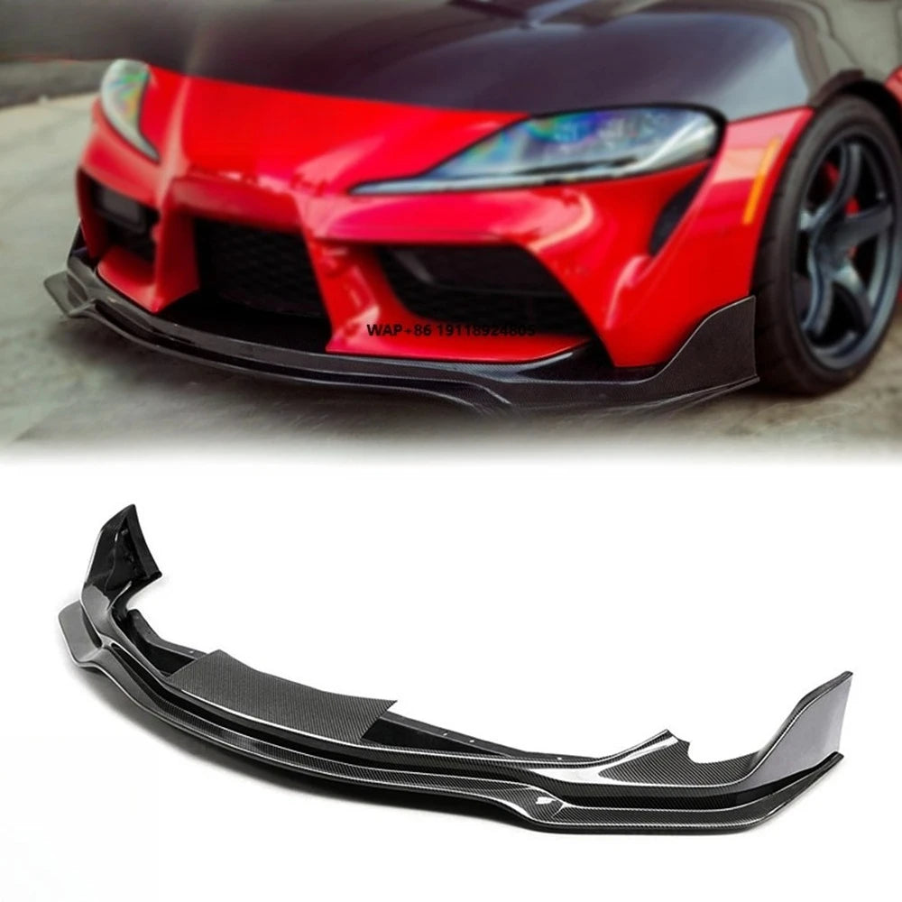 MB Style Carbon Fiber Front Bumper Lip for  GR Supra A90 A91 Front Lip MKV MK5