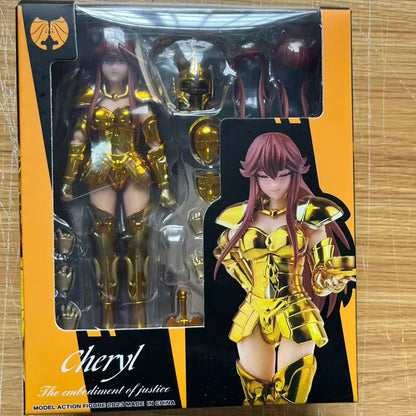 Great Toys/GT Saint Seiya Myth Cloth EX Gemini Cheryl Holy Contract Female Knights of the Zodiac Action Figure Model In Stock
