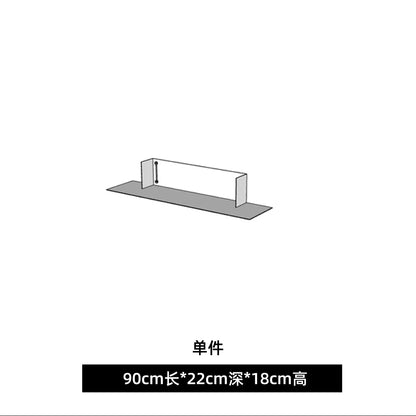 ‌Industrial Wall Floating Bookshelf Creative Modular Storage Rack Living Room Display Organizer Stainless Steel Retail Shelf