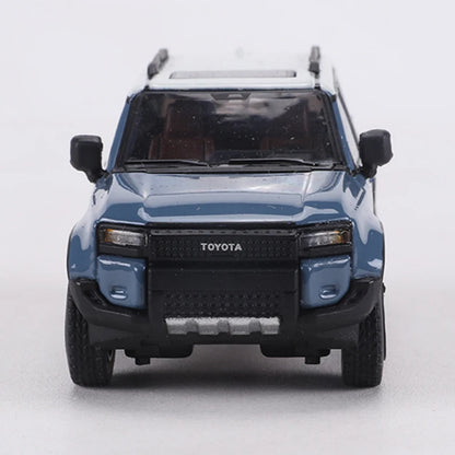 GCD 1:64 Land Cruiser Prado 250 Blue Alloy Model Car