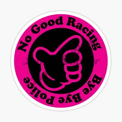PVC No Good Classic Hand Creative Stickers for Car Motorcycle Truck Laptop Window Off-road Racing Helmet Camper Decal