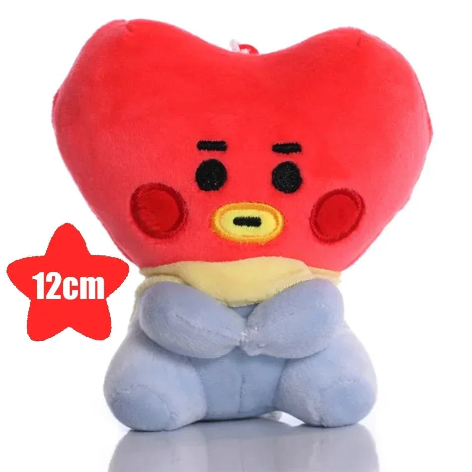 Plush Toy Tata Koay Shooky Mang Cooky Cartoon Animal Backpack Key Mobile Phone Pendant Office Relaxation Toys Friend Gift