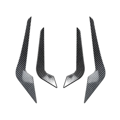 Front Bumper Side Air Vent Trims Car Intake Frame Cover Spoiler Canards Splitter For BMW 2 Series M2 F87 2016-2021 Coupe 2 Door
