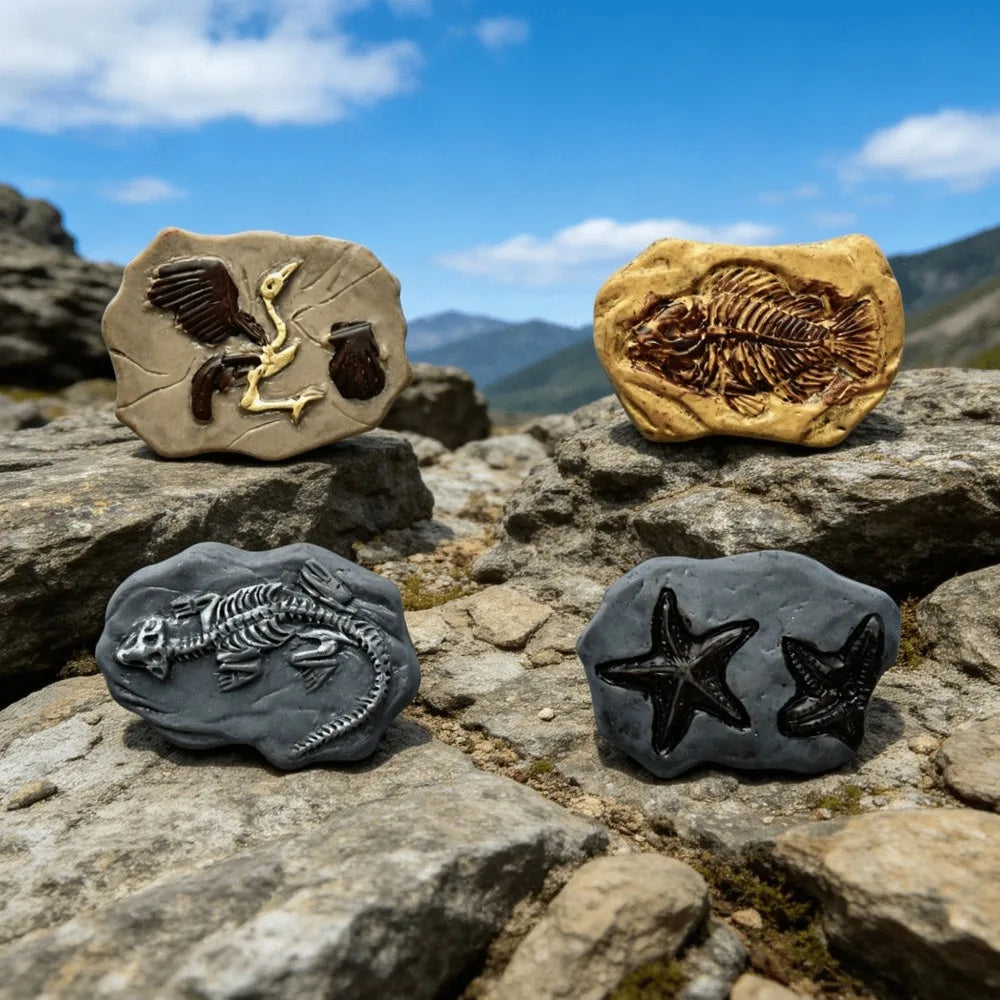 5pcs Random DIY Dinosaur Fossils, Archaeological Accessories, Sand Table Model Decorations, Model Enthusiast Collectibles