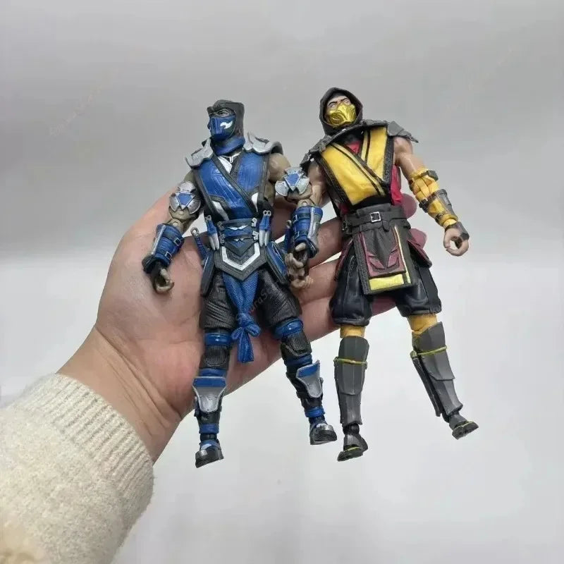【In Stock】Mortal Kombat Spawn Sub Zero Scorpion Kitana Liu Kang 7 Inch 17cm Articulated Action Figure Collectible Game Model Toy