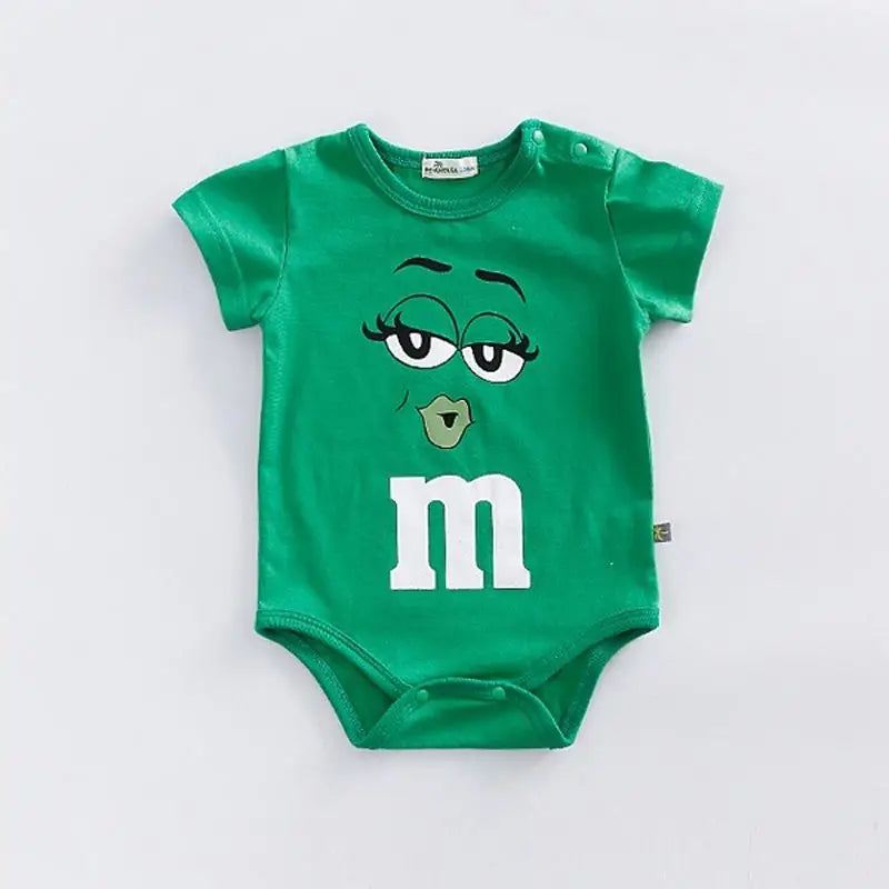 Cute Short Sleeve Rompers Newborn Clothing Solid Color Bodysuit Baby Boys Girls Thin Simple Onesies Fashion Summer Pajamas